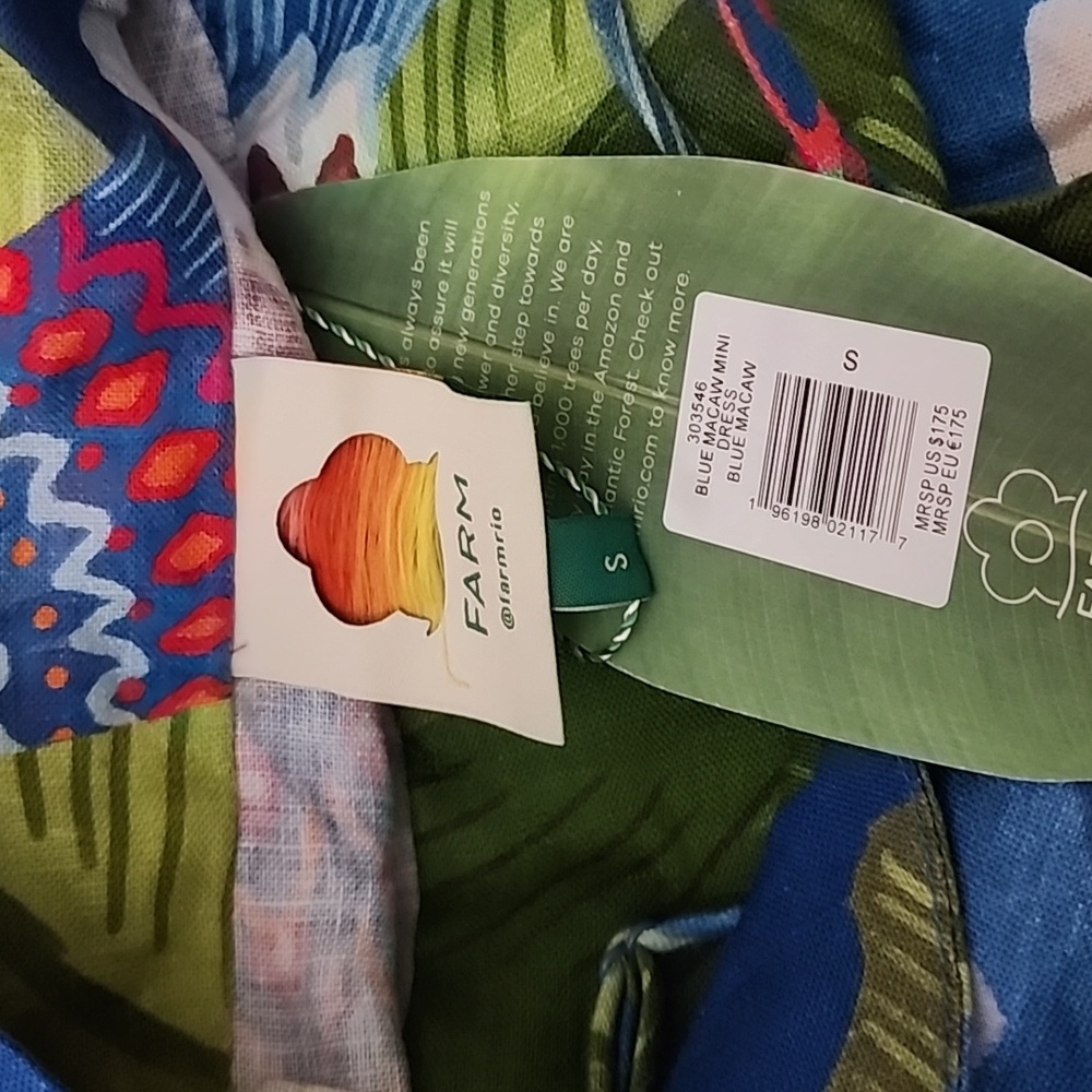 FARM Rio Toucan Linen Dress - Picture 2 of 6